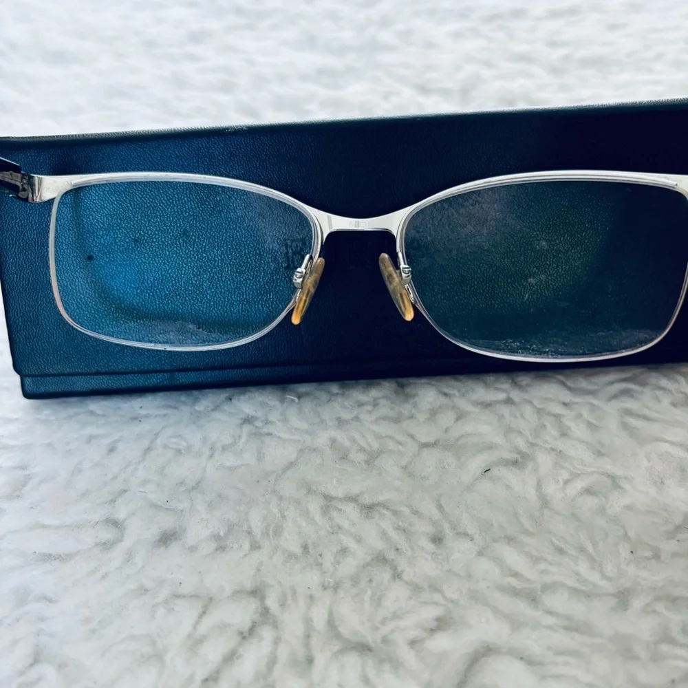 Furla Women's Black Half-Rim col.0583 Glasses Frame Only w/ case